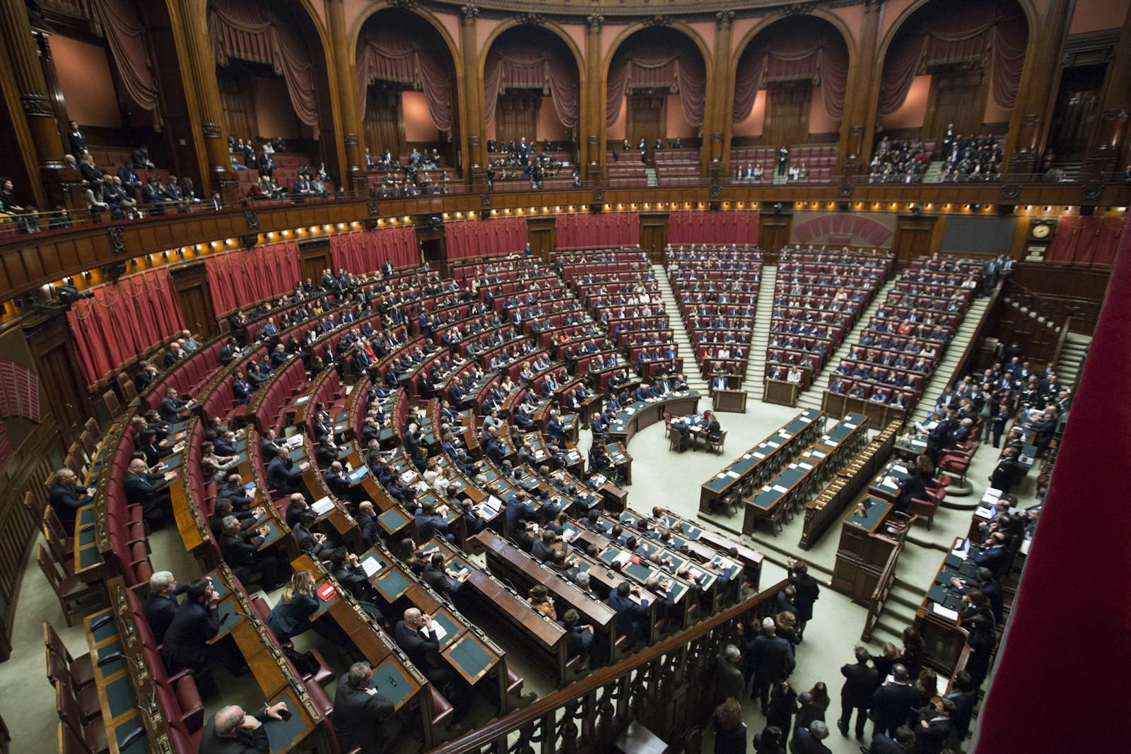 A national assembly chamber representing public sector institutions